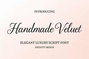 Velvet Lettering for Handcrafted Design Projects