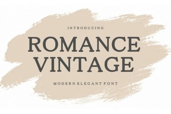 Vintage Romance Fonts for Modern Design Projects